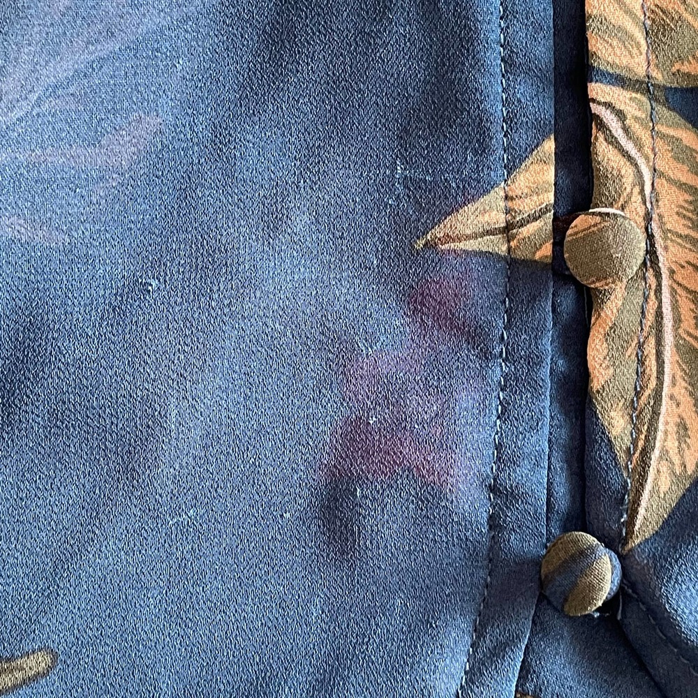 Torrid Size 1 Tropical Teal Hi Lox Blouse - Picture 10 of 12